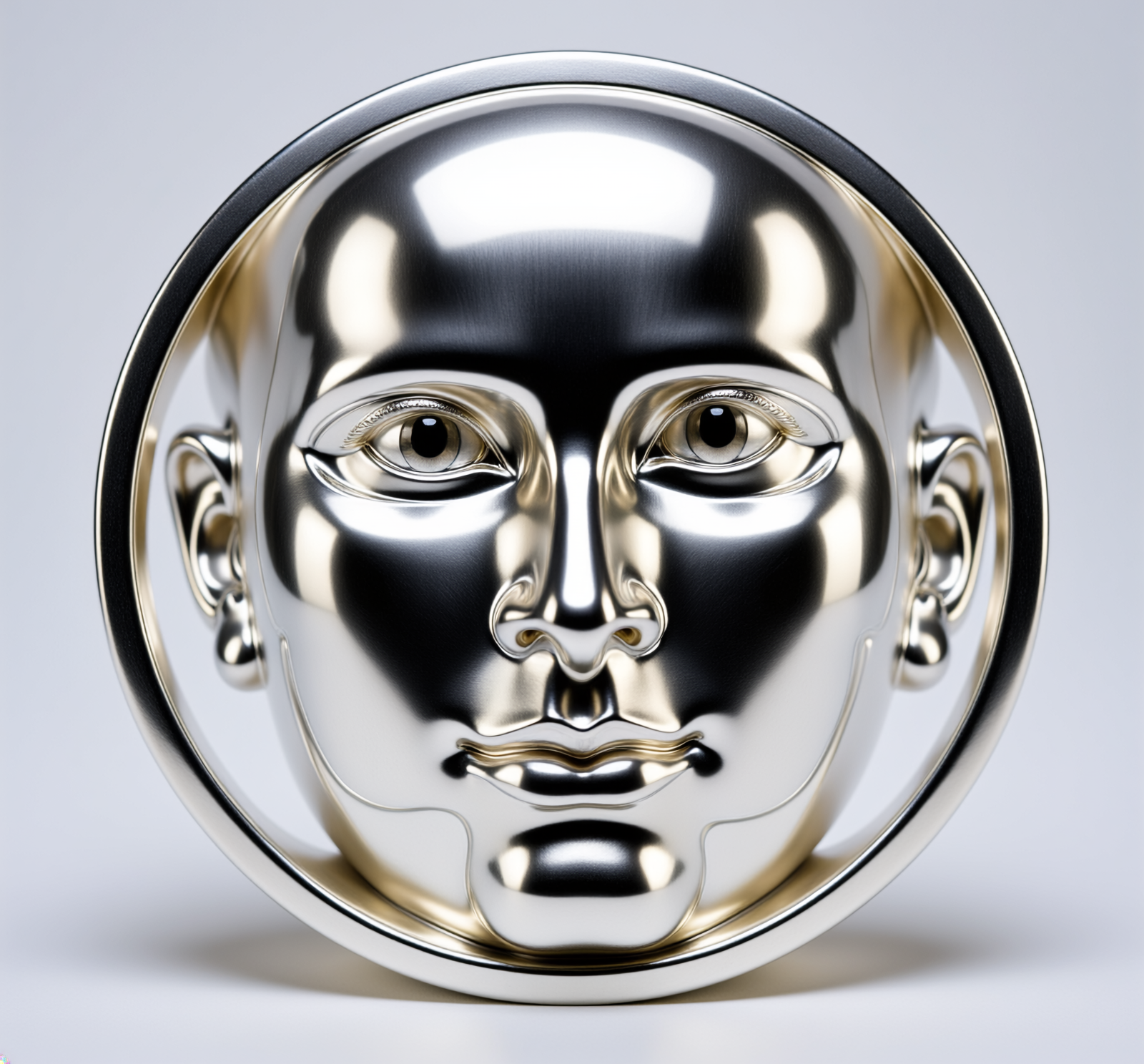 Firefly_Engraved Silver sculpture of THE 634131 J1l